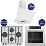 Ferre Fryart Chef Edition Beyaz 3'lü Ankastre Set XE63CB-LN386-D064SA