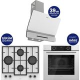 Ferre Fryart Chef Edition Beyaz 3'lü Ankastre Set XE63CB-LN386-D081SA