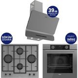 Ferre Fryart Chef Edition Gri 3'lü Ankastre Set XE63CPR-LN388-D082SA
