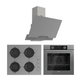 Ferre Fryart CS D065 - CS208 - XE63CPR 3'lü Siyah Ankastre Set