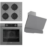 Ferre Fryart CS XE63CPR - CS208 - D082 Gri 3'lü Ankastre Set