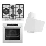 Ferre Fryart ED076 - XE63CB -D064 3'lü Beyaz Ankastre Set
