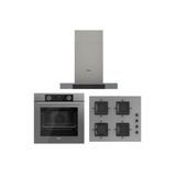 Ferre Fryart Gri Set ( D102 Gri Davlumbaz -SS208 Gri Ocak- XE63CPR Fryart Gri Fırın)