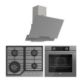 Ferre Fryart Nt Asimetrik D065 - NT028/W - XE63CPR Serisi Gri Ankastre Cam Set