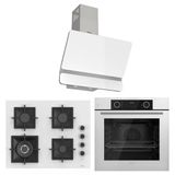Ferre Fryart Sc Serisi Wok'lu Beyaz 3'Lü Ankastre Set ( Xe63cb-Sc406-D081)