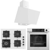 Ferre Fryart Sc Serisi Wok'lu Beyaz 3'Lü Ankastre Set ( Xe64cb-Sc406-D078)