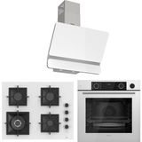 Ferre Fryart Sc Serisi Wok'lu Beyaz 3'lü Ankastre Set ( XE64CB-SC406-D081 )
