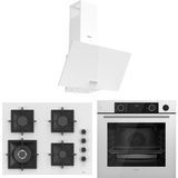 Ferre Fryart Sc Serisi Wok'lu Beyaz 3'Lü Ankastre Set ( Xe64cb-Sc406-D087)