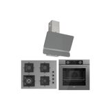 Ferre Fryart Sc Serisi Wok'lu Gri 3'Lü Ankastre Set ( Xe63cpr-Sc408-D082)