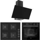 Ferre Fryart Sc Serisi Wok'lu Siyah 3'Lü Ankastre Set ( Xe64cs-Sc405-D077)
