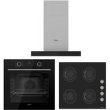 FERRE FRYART SİYAH SET ( D100 SİYAH DAVLUMBAZ-CS205 SİYAH OCAK- XE63CS FRYART SİYAH FIRIN )