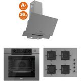 Ferre Fryart-Steam SERISI(QEP64CPR-SS208-D065 Sa ) Ankastre Set