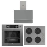 Ferre Fryart Steam XE64CPR - CS208 - D082 Gri 3'lü Ankastre Set