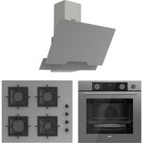 Ferre Fryart & Steamart Sc SC208 - XE64CPR -D065 Gri 3'lü Ankastre Set