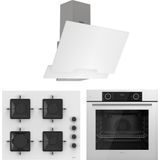 Ferre Fryart XE63CB - SS206 - D064 Beyaz 3'lü Ankastre Set