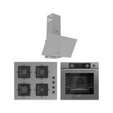 Ferre Fryart&Steamart Sc Serisi Gri 3'Lü Ankastre Set ( Xe64cpr-Sc208-D088)