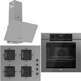 Ferre Grey Fryart 3 Lü Ankastre Set ( Qep63cpr - Ss208 - D088 ) Gri