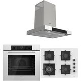 Ferre Icon Plus 65 Serisi 3lü Cam Ankastre Set (QBL63CB-SC406-D101)