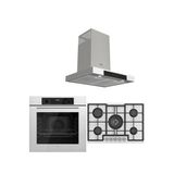 Ferre Icon Plus 75 Serisi 3lü Cam Ankastre Set (QBL63CB-ED036-D101)
