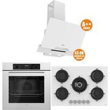 Ferre Icon Plus 75 Serisi 3lü Cam Ankastre Set (QBL63CB-RS036-D064-SA)