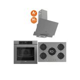 Ferre Icon Plus 75 Serisi 3lü Cam Ankastre Set (QBL63CPR-RS038-D065-SA)