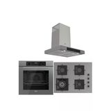 Ferre Icon Plus 75 Serisi 3lü Cam Ankastre Set (QBL63CPR-SC408-D102)