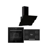 Ferre Icon Plus 75 Serisi 3lü Cam Ankastre Set (QBL63CS-RS035-D023)