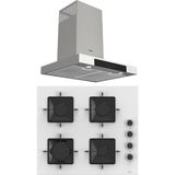 Ferre Mega Plus Serisi 2'li Cam Ankastre Set (D101-SS206)