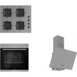 Ferre Pure Ss Serisi Gri Cam Ankastre Set D088 - Ss208 - Xe61mdv
