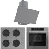 Ferre Soft Line Basic QBL62CPR - CS208 - D079 Gri 3'lü Ankastre Set