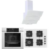 Ferre Steam Plus 65 Serisi 3lü Cam Ankastre Set (QEP64CB-SC406-BSPR600)