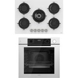 Ferre Steam Plus 75 Serisi 2li Cam Ankastre Set (QEP64CB-RS036)