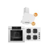 Ferre Steam Plus Serisi 3lü Cam Ankastre Set (QEP64CB-SS206-D064SA)