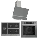 Ferre Steamart Bl Modüler Serisigri Cam Ankastre Set ( D082+Bl138+Xe64cpr)