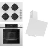 Ferre Steamart-Fryart-Sılentart Serisi Beyaz Set (SS206 + QEP64CB +D078-SA ) - Emaye Izgara