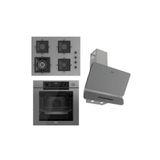 Ferre STEAMART-FRYART-SILENTART Serisi Gri Set (SC408-WFA + QEP64CPR +D082-SA ) - Döküm Izgara / 65