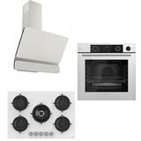 Ferre Steamart RS Lux D081 - RS036 - XE64CB Beyaz 3'lü Ankastre Set