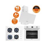 Ferre Ve Afm Tech Marka Alfa Sessiz 8 Prog.turbo Beyaz Dijital Ankastre Set(D087-Sa+ Fm7701+Fm2201)