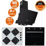 Ferre Ve Afm Tech Markalı Bıq Sessiz Turbo 8 Prog Dijital Ankastre Set (D063-Sa +Fm7700 +Fm-Bd2201)