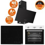 Ferre ve Afm Tech Markalı / Elite Elektrikli Vitro. Sessiz Ankastre Set (D086-SA + V6-04 + FM7301)
