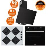 Ferre Ve Afm Tech Markalı Oao Sessiz Turbo Dijital 8 Prog Ankastre Set (D077-Sa +Fm7700 +Fm-Bd2201)