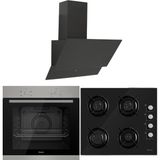 Ferre Xe Serisi Siyah Ankastre Set (XE61MDV-2140-SFMM600)