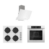Ferre XE62CB - CS206 - D064 Beyaz 3'lü Ankastre Set