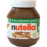 Ferrero Nutella 2 Fan Etiketten 750 gr Alman Nutella