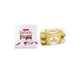 Ferrero Rocher Fındıklı Çikolata 200 Gr + Raffaello Hindistan Cevizi Kaplı Çikolata 15 Li 240 Gr