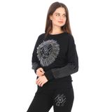 Ferri Ferrucci Crystal Taşlı Fermuarlı Pamuklu Kadın Eşofman Takımı