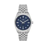 Ferro F11567awt-A3 Quartz Çelik Gri Mavi Kadran 41 Mm Erkek Kol Saati