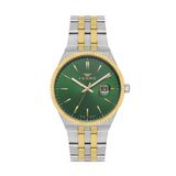 Ferro F11569awt-D6 Quartz Çelik Altın/Gri Yeşil Kadran 40 Mm Erkek Kol Saati