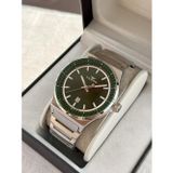 Ferro F11592awt-A6 Quartz Çelik Gri Yeşil Kadran 41 Mm Erkek Kol Saati