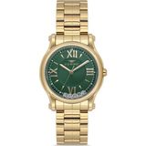 Ferro Fl21478awt-B6 Quartz Çelik Altın Rengi Yeşil Kadran 32 Mm Kadın Kol Saati
